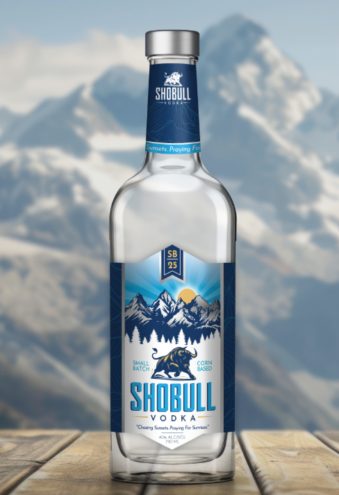 Shobull Vodka bottle